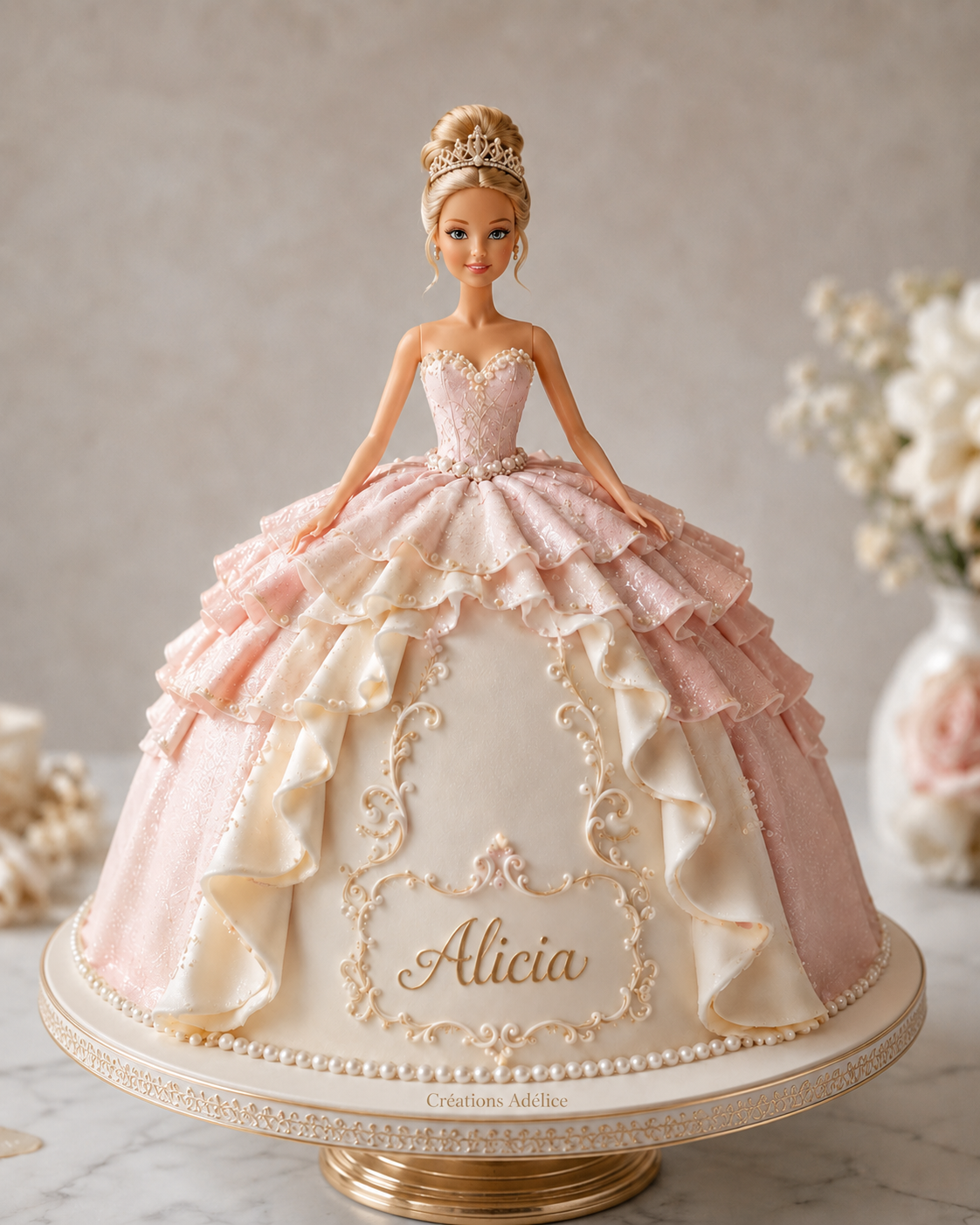 Gâteau d’anniversaire unique et créatif — Alicia, Créations Adélice